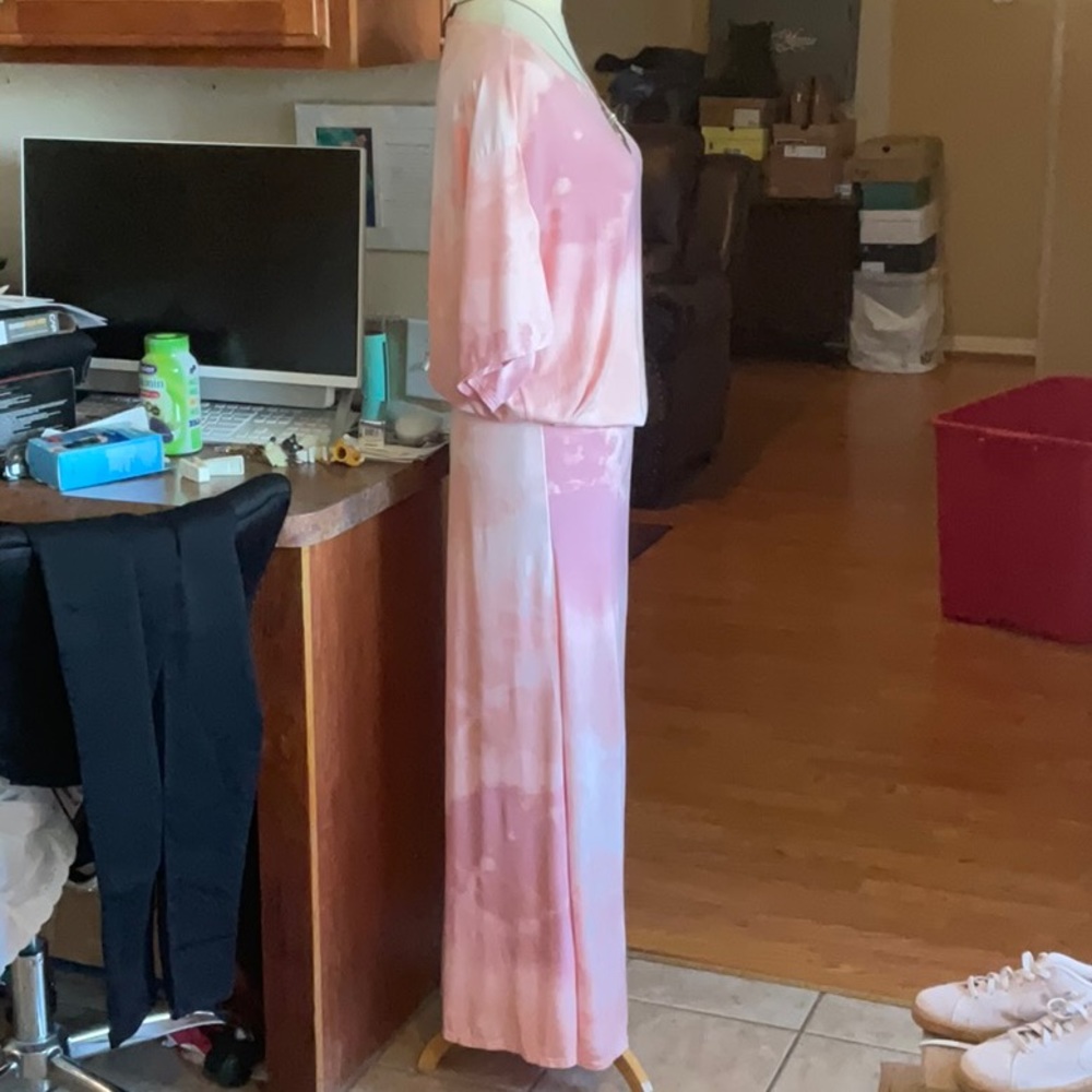 Free People Alyssa Pink Wrap Dress Size M, NWT - Picture 9 of 16